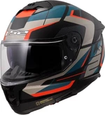 LS2 FF808 Stream II Road Matt Black/Blue XL Helm