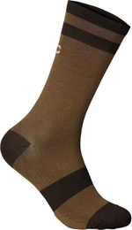 POC Lure MTB Sock Long Jasper Brown/Axinite Brown M Calzini ciclismo