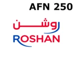 Roshan 250 AFN Mobile Top-up AF
