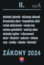 Zákony 2024 II A Obchodné a občianske právo