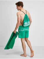 Pánske plavky, uterák a súprava tašiek v zelenej farbe Jack & Jones - Muži
