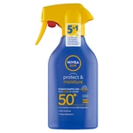 Nivea Hydratační sprej na opalování s pumpičkou SPF 50+ Sun (Protect & Moisture Spray) 270 ml