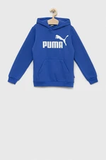 Dětská mikina Puma ESS Big Logo Hoodie FL B s kapucí, vzorovaná