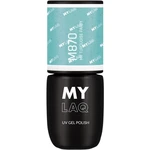 MYLAQ UV Gel Polish gelový lak na nehty odstín My Turquoise Party 5 ml