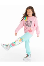 Completo da ragazza Denokids CFF-20S1-113/Mint, Pink