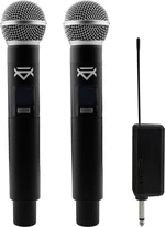 Veles-X Dual Wireless Handheld Microphone Party Karaoke System with Receiver 195 - 211 MHz