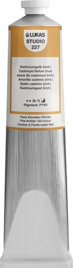 Lukas Studio Aluminium Tube Peinture à l'huile Cadmium Yellow Hue 200 ml 1 pc