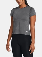 Under Armour UA Launch Splatter SS Dark Grey Sports T-Shirt