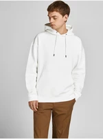 White Men's Basic Hoodie Jack & Jones Star