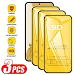 3PCS 9D Tempered Glass For Vivo S1 V11 V17 V20 Pro V15 V11i V17 Neo V19 V21 V21E V9 Y11 Y11S Y12 Y12A Y12S Y15A Y15S Protector