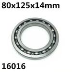 1PCS 16016-Open 80x125x14 mm deep groove ball bearing 16016