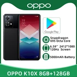 OPPO K10x 5G Snapdragon 695 Octa Core 6.59'' 120Hz Display 64MP Camera 5000mAh 67W Charger