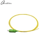 10PCS FC APC Single mode fiber optic Pigtail FC 1.5M Simplex SM Optical fiber pigtail FC 0.9MM fiber optic cable