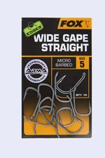 Fox háčky Edges Wide Gape Straight Hooks vel. 5, 10ks Micro Barbed