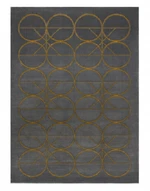 Kusový koberec Emerald 1010 grey and gold-180x270