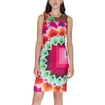 Desigual Šaty Woman Knitted Dress Sleeveless - Dámské