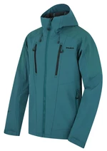 Husky Sevan M S, dark mint Pánská softshell bunda