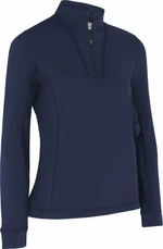 Callaway Womens Solid Sun Protection 1/4 Zip Peacoat XS