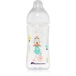 Bebeconfort Emotion White kojenecká láhev Bear 0-12 m 270 ml