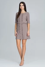 Figl Woman's Dress M618 Mocca