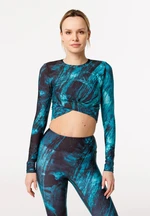 Bittersweet Paris Woman's Scratch Gaia Longsleeve Top GLT-C-Print BSP321