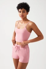 LOS OJOS Women's Pink Basic Fit Sport