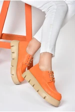 Fox Shoes P267632009 Orange Thick Soled Women's Casual Shoes