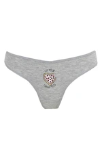 DEFACTO Fall In Love Slogan Printed V Cut String Panties