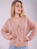 Pink cardigan LeMonada cxp1079.dirty pink