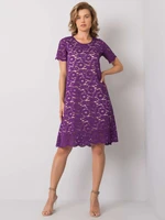 Purple lace dress by Lulu