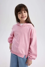 DEFACTO Girls Relax Fit Hoodie Sweatshirt