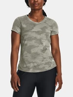 Under Armour T-Shirt UA Streaker Speed Camo SS-GRN - Women