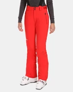 Red women's ski pants Kilpi DAMPEZZO-W