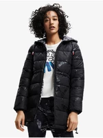 Black women's winter jacket Desigual Aarhus