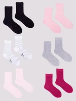 Yoclub Kids's Girls' Socks 6-Pack SKA-0128G-AA00