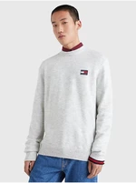 Light gray men's brindle sweater Tommy Jeans - Men