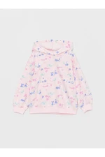 LC Waikiki Girls' Printed Long Sleeve Hoodie