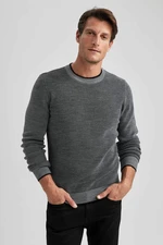 DEFACTO Standard Fit Crew Neck Knitwear Pullover