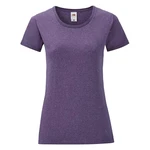 Purple Iconic women's t-shirt in combed cotton Fruit of the Loom