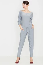 Lenitif Woman's Jumpsuit K145 Grey