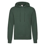 Green Men's Hooded Sweat Fruit of the Loom