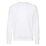 Men's White Sweatshirt Set-in Sweat Fruit of the Loom