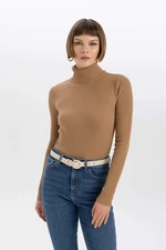 DEFACTO Slim Fit Turtleneck Ribana Pullover