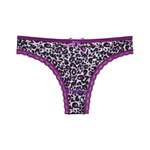 Women's Fine Woman Thong Purple