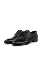 Ducavelli Sace Genuine Leather Men's Classic Shoes, Derby Classic Shoes, Lace-Up Classic Shoes.