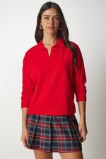 Happiness İstanbul Sweater - Red - Regular fit