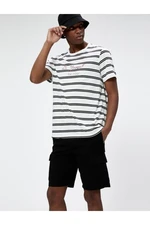 Koton Basic Cargo Shorts Tie Waist, Pocket Detailed Cotton.