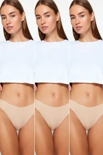 Trendyol Ten Ten 3-Pack Polyamide Laser Cut Invisible Classic Panties