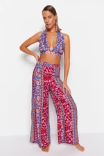 Trendyol Floral Patterned Woven Trousers