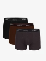 Boxer shorts Atlantic 3MH-179 A'3 S-2XL graphite-black-chocolate 088